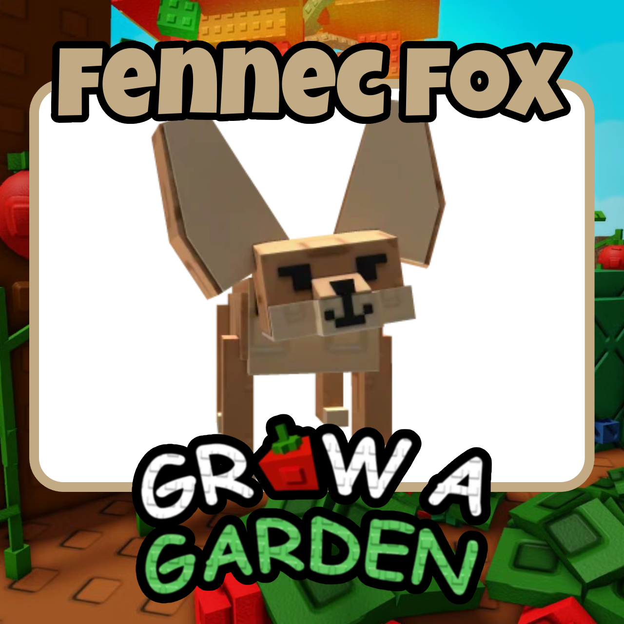 Fennec Fox - Grow A Garden - For Sale!