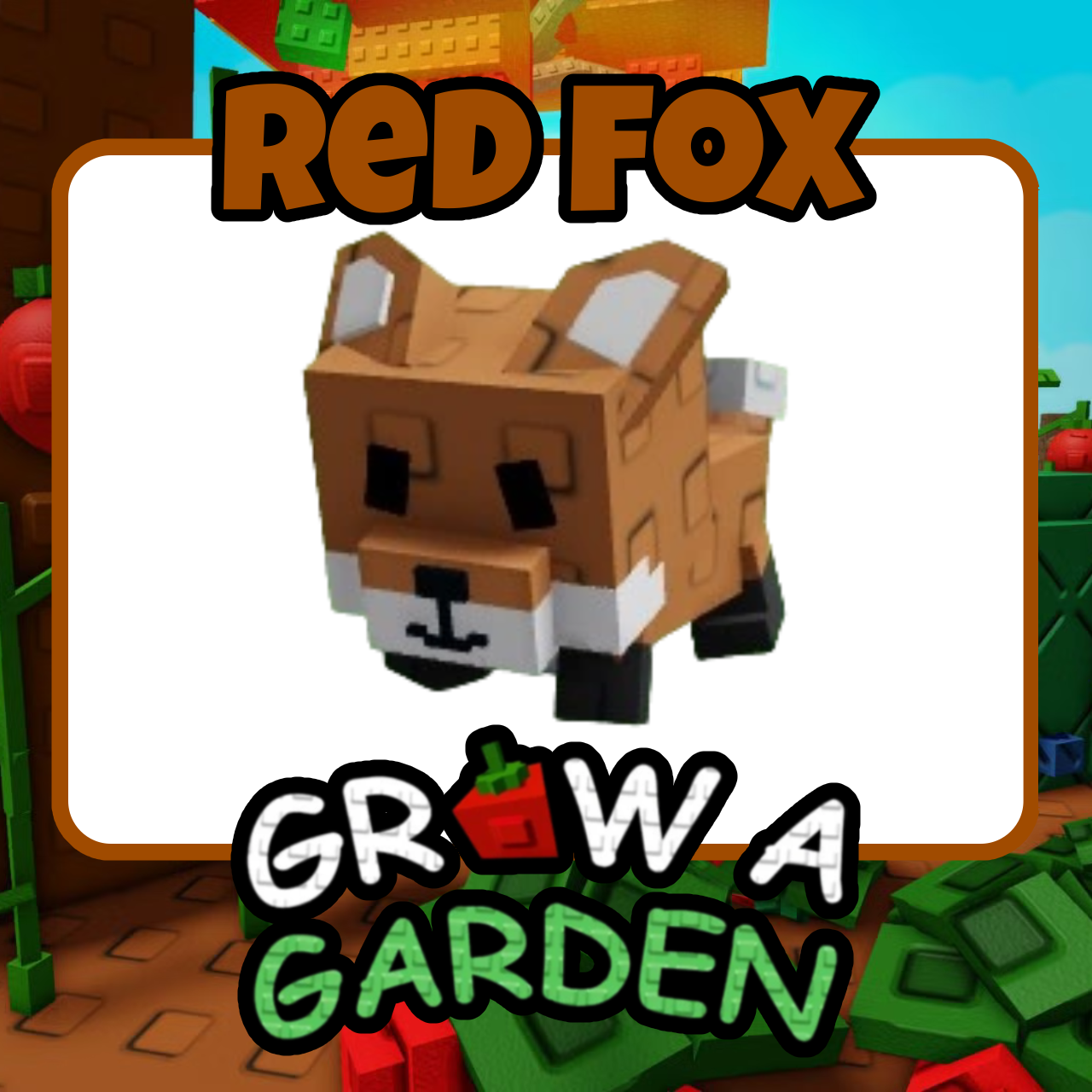 Red Fox - Grow A Garden - For Sale!